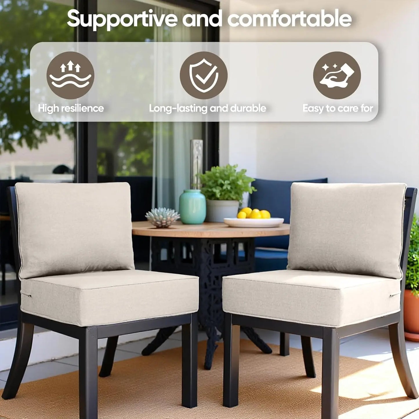 Outdoor Cushion Set for Furniture