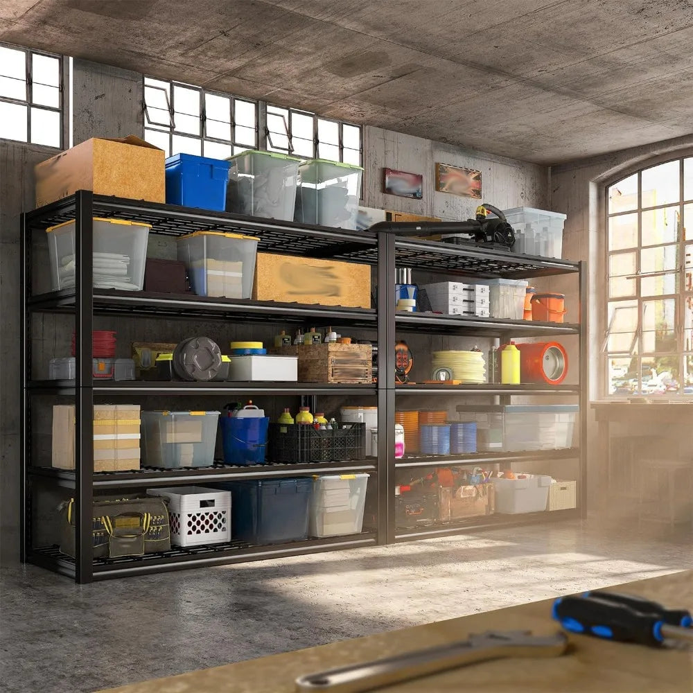 48" W Garage Shelving Heavy Duty Load 2500LBS, 5 Tier