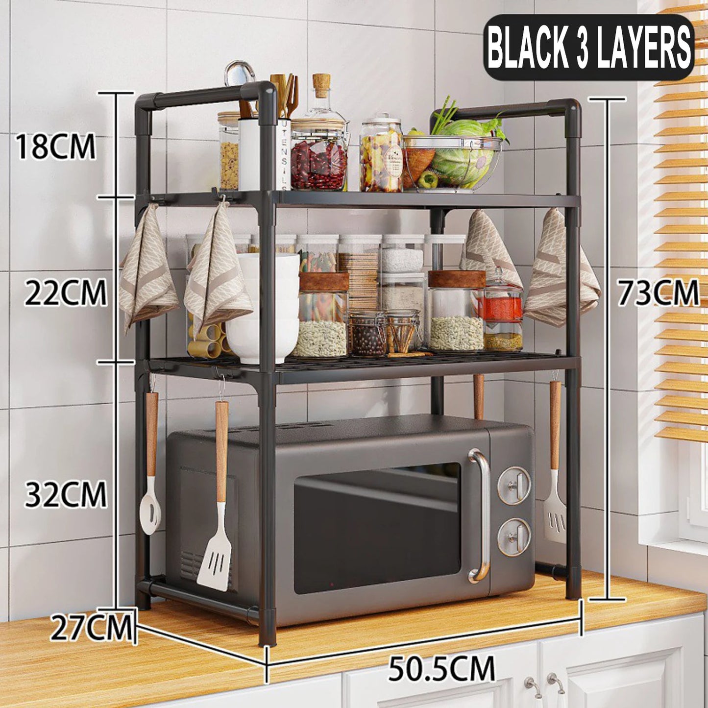 Microwave Shelf Kitchen Storage Rack