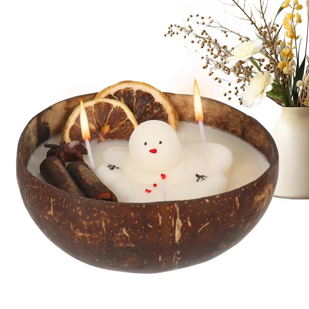 Snowman Aromatherapy Candle