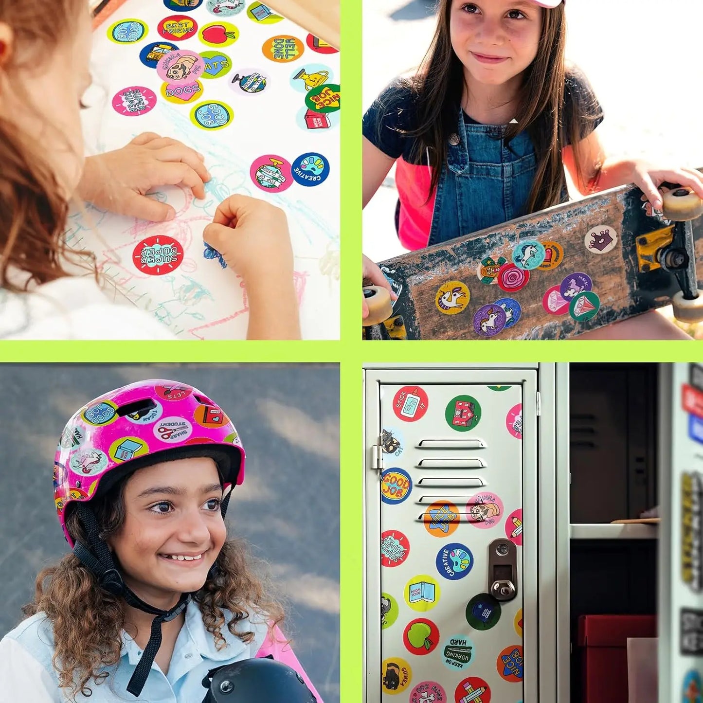 Pink Sticker Stamper For Kids