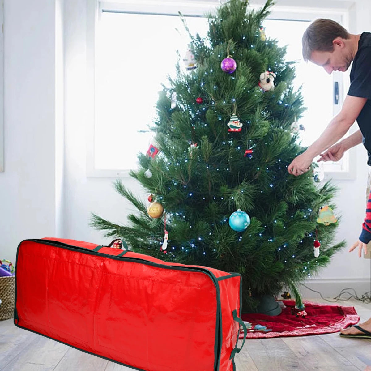 Christmas Wrapping Paper Storage Organizer 40"