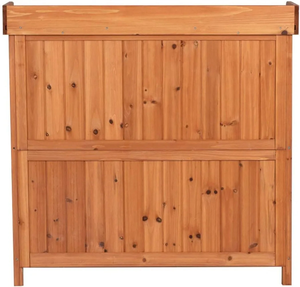 Outdoor Wooden Storage Cabinet Waterproof