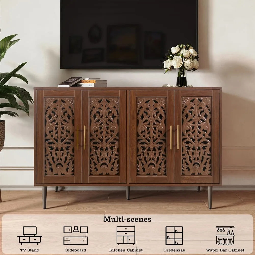 47.8" Accent Cabinet with 4 Doors