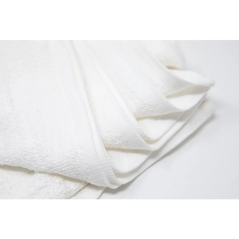 100% Cotton 14" x 17" All Purpose Terry Towels, 18 Pack, White