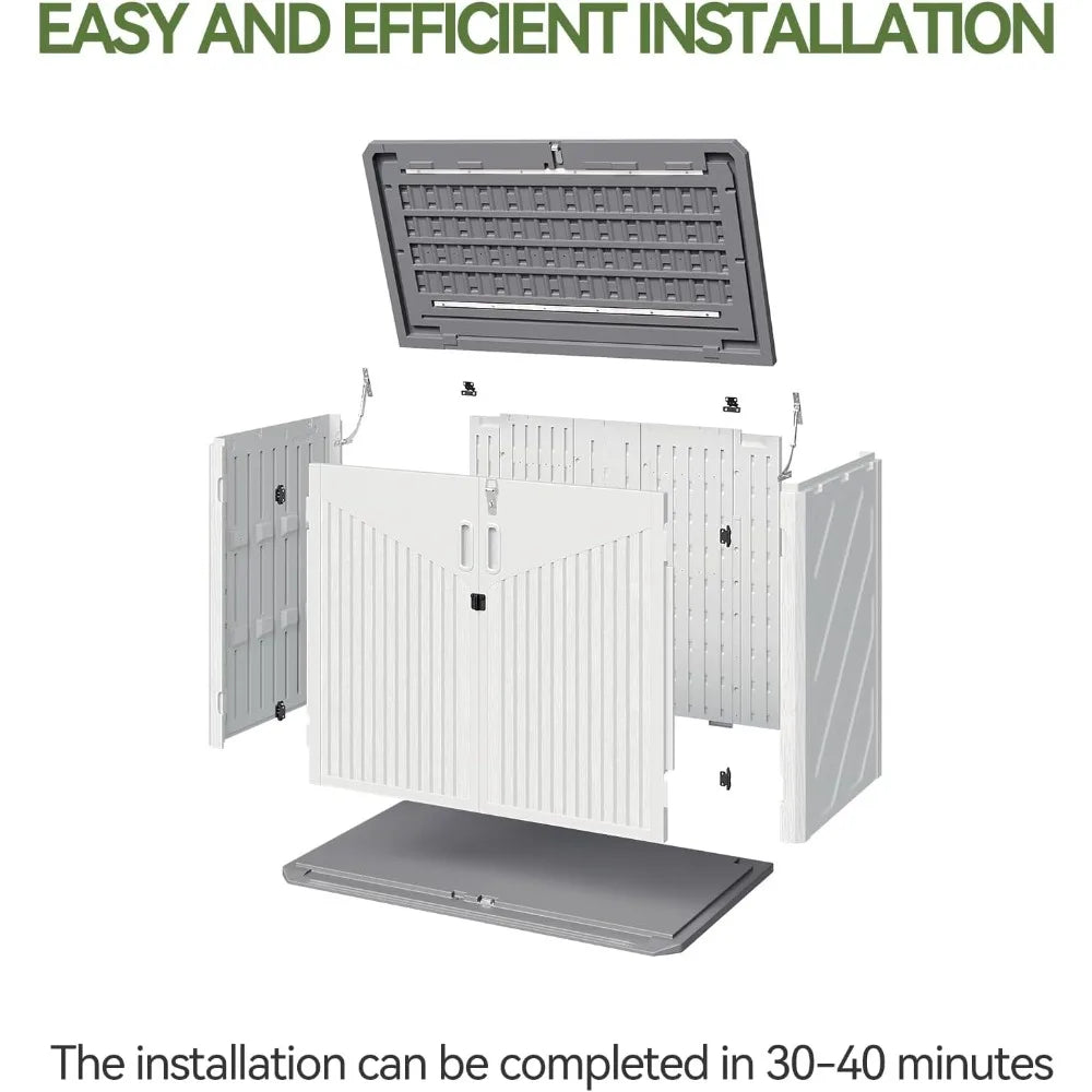 High quality -Outdoor Storage Cabinet 35 Cu.Ft