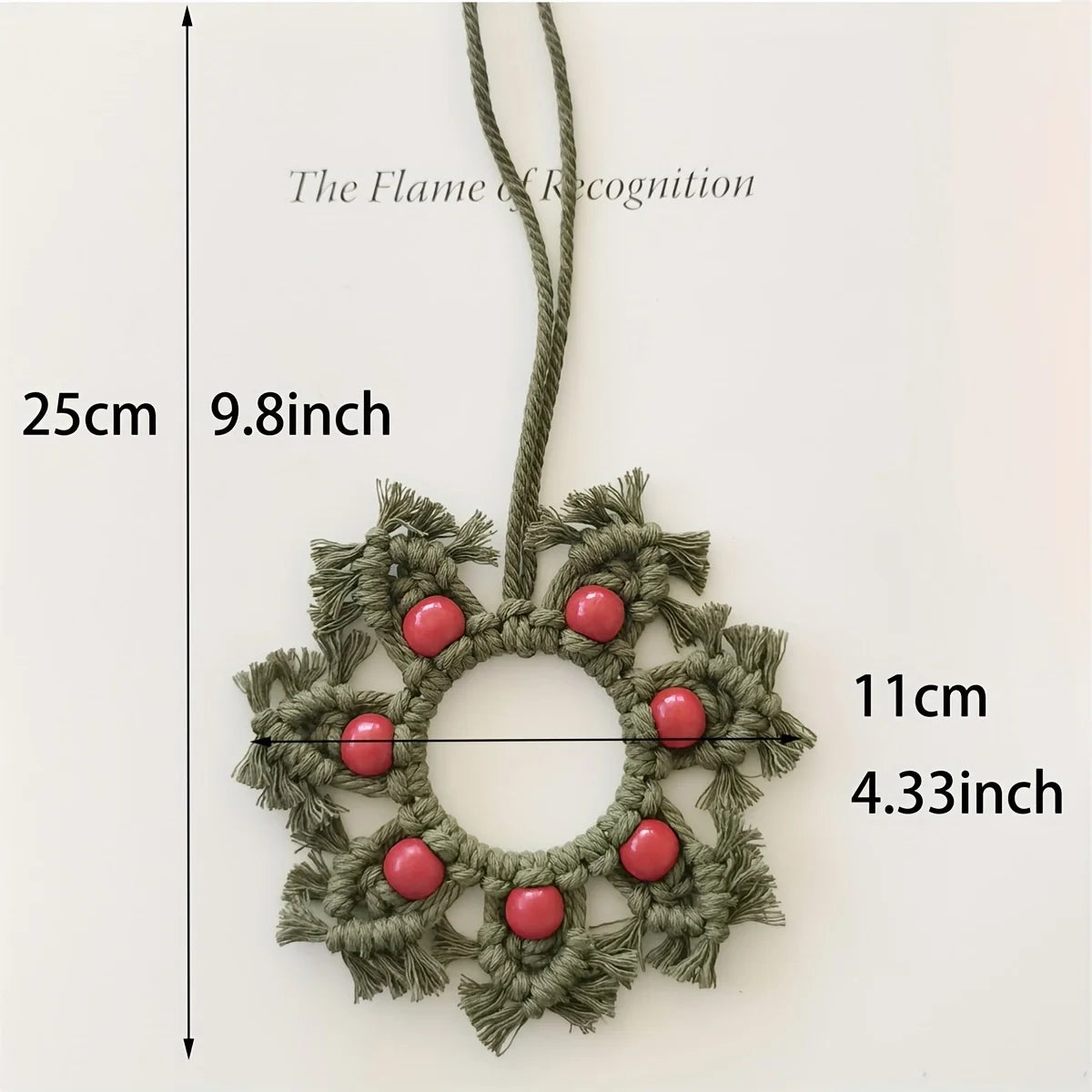 Handwoven Ornament - Unique Snowflake Decoration