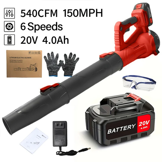 Ultra-high power leaf blower cordless
