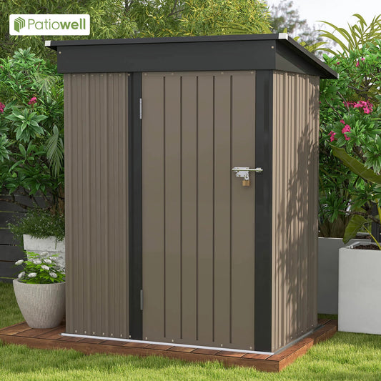5x3 FT Outdoor Storage Shed, Tool Shed