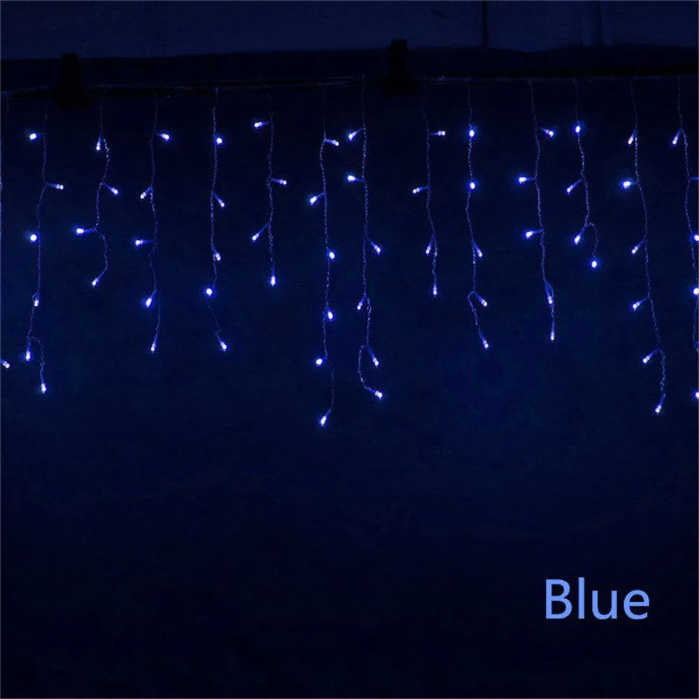 Christmas Lights Waterfall Outdoor Decoration 5M Droop 0.4-0.6m Led Lights