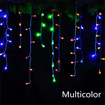 Christmas Lights Waterfall Outdoor Decoration 5M Droop 0.4-0.6m Led Lights