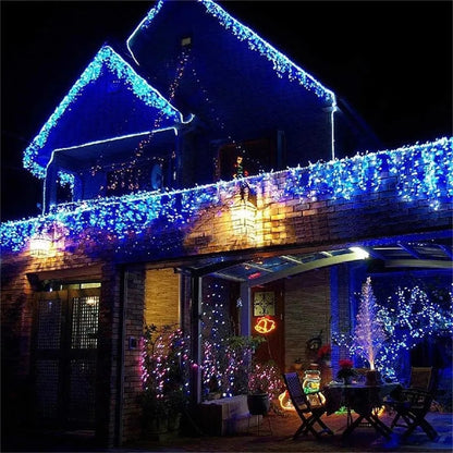 Christmas Lights Waterfall Outdoor Decoration 5M Droop 0.4-0.6m Led Lights