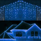 Outdoor LED Curtain Icicle String Light Street Garland