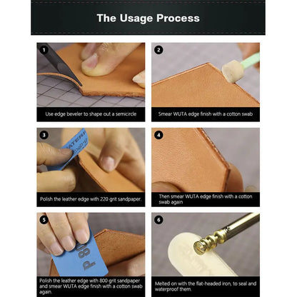 1pcs Professinal Leather Craft Edge Polishing Wax