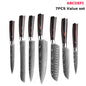 7CR17 Japanese Kitchen Knives Set