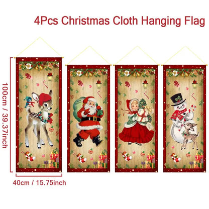 Christmas Hanging Flag