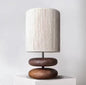 Solid Wood Table Lamp  Jute Rope Table Lamp