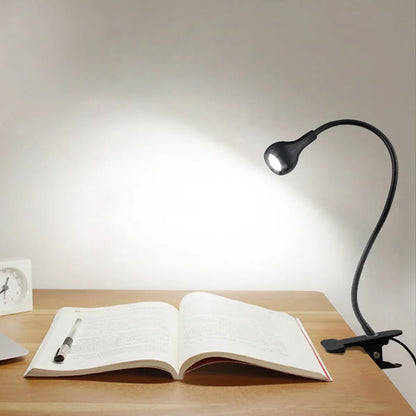 LED Table Lamp  With  360° Holder Clip Flexible Angle Adjustable 5V USB Powered