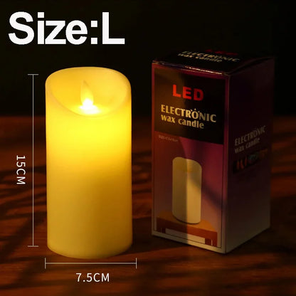 Flameless LED Candle, Warm Glow Electric Candles