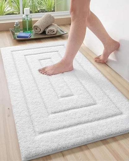 Color&Geometry Bath Mats for Bathroom Non Slip, 17"x30"
