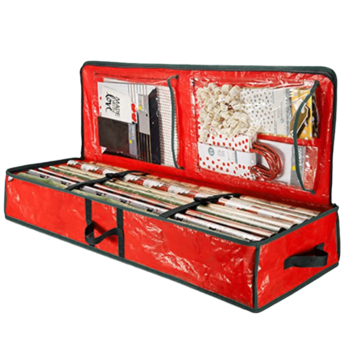 Christmas Wrapping Paper Storage Organizer 40"