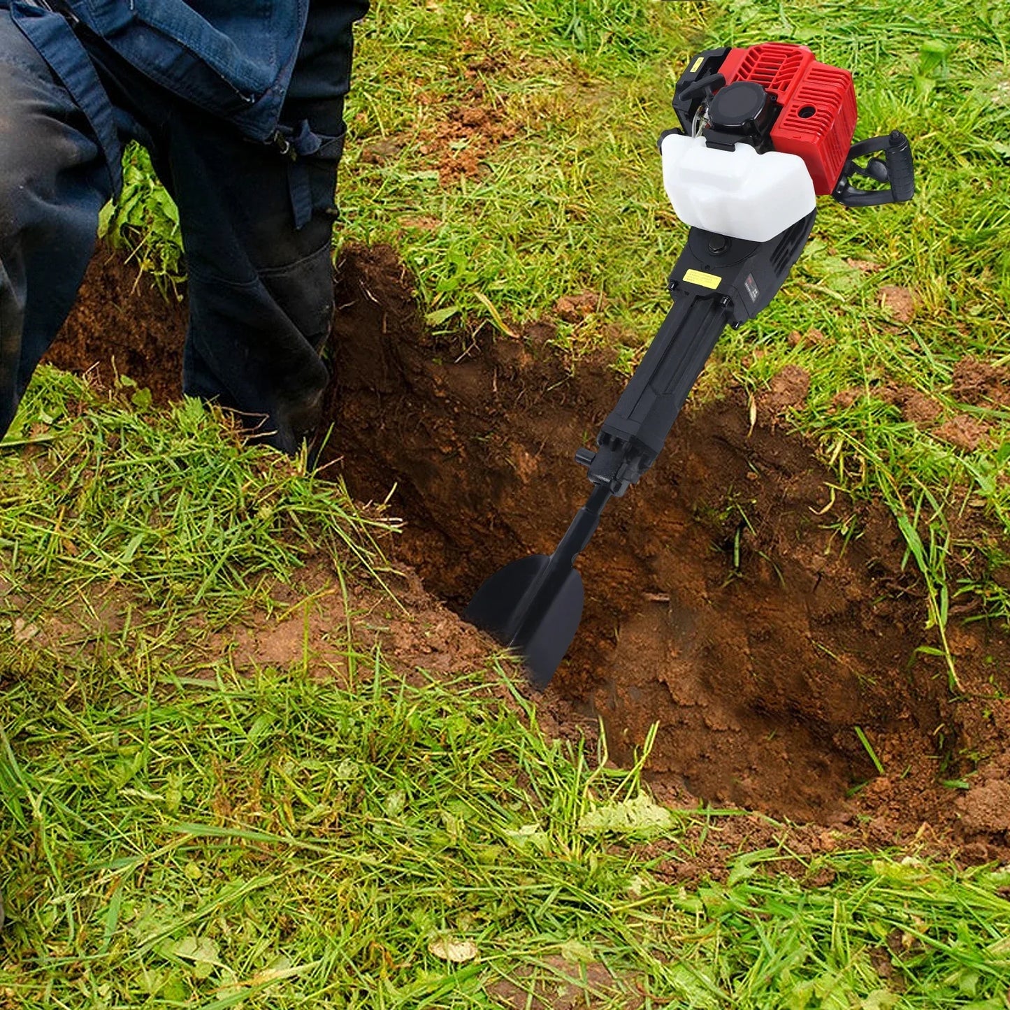 Gasoline Powered Tree Digger Machine | 2-Stroke Single Cylinder Engine