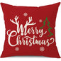 45cm Merry Christmas Cushion Cover Pillowcase