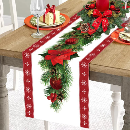 Christmas Table Runner Merry Christmas Decoration