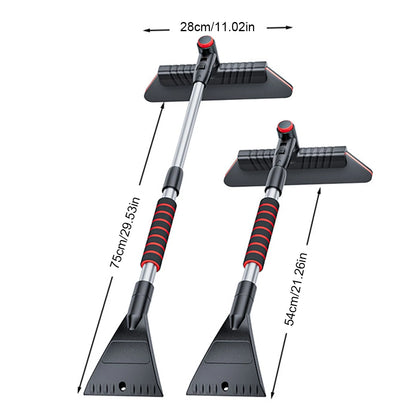 2 In 1 Extendable Ice Scraper Multifunctional Windshield Snow Remover