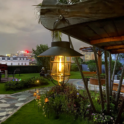 Vintage Solar Tent Camping Lantern Waterproof