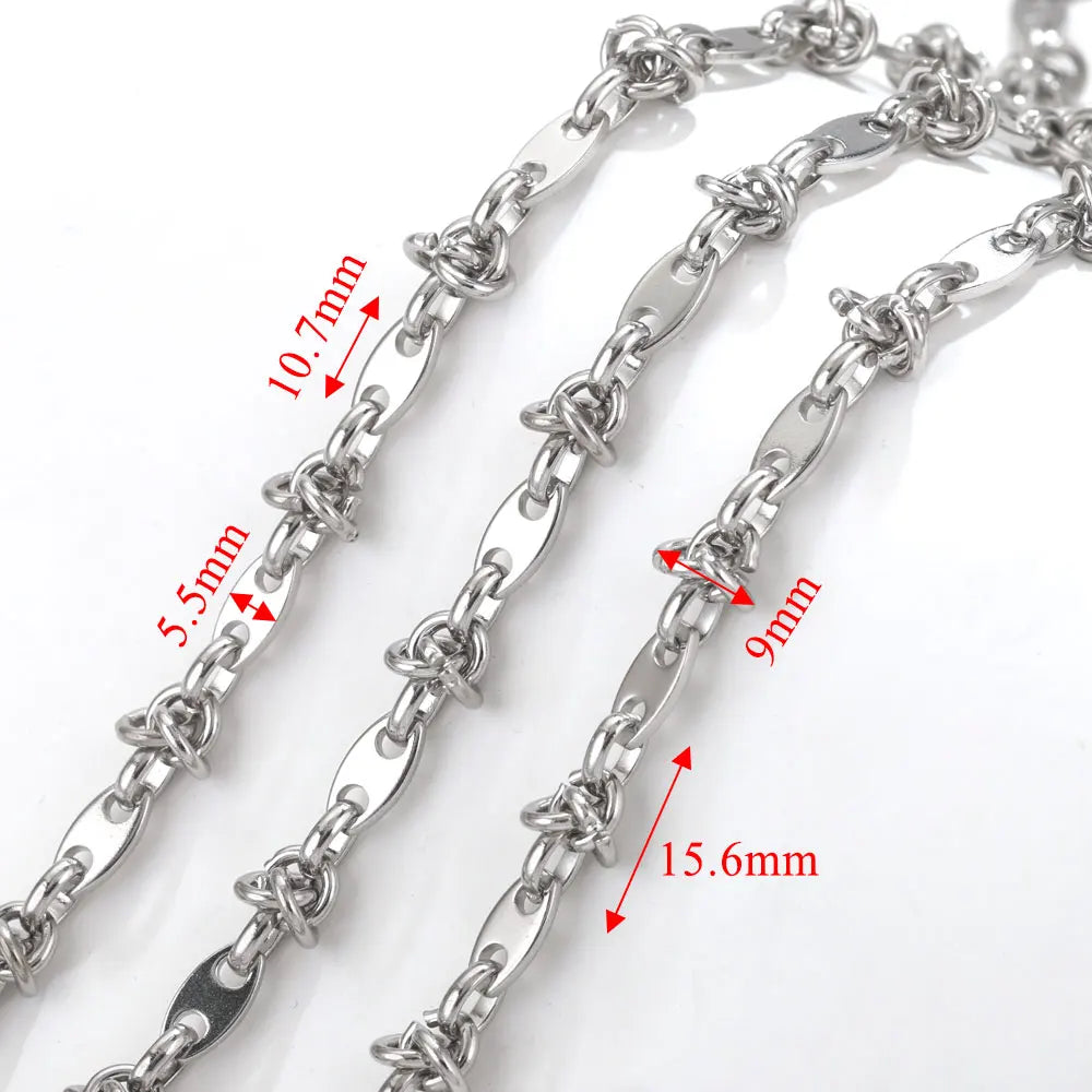 1 meter Stainless Steel Big Chains Handmade Thick Big Chain
