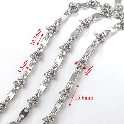 1 meter Stainless Steel Big Chains Handmade Thick Big Chain