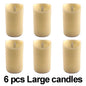 Flameless LED Candle, Warm Glow Electric Candles