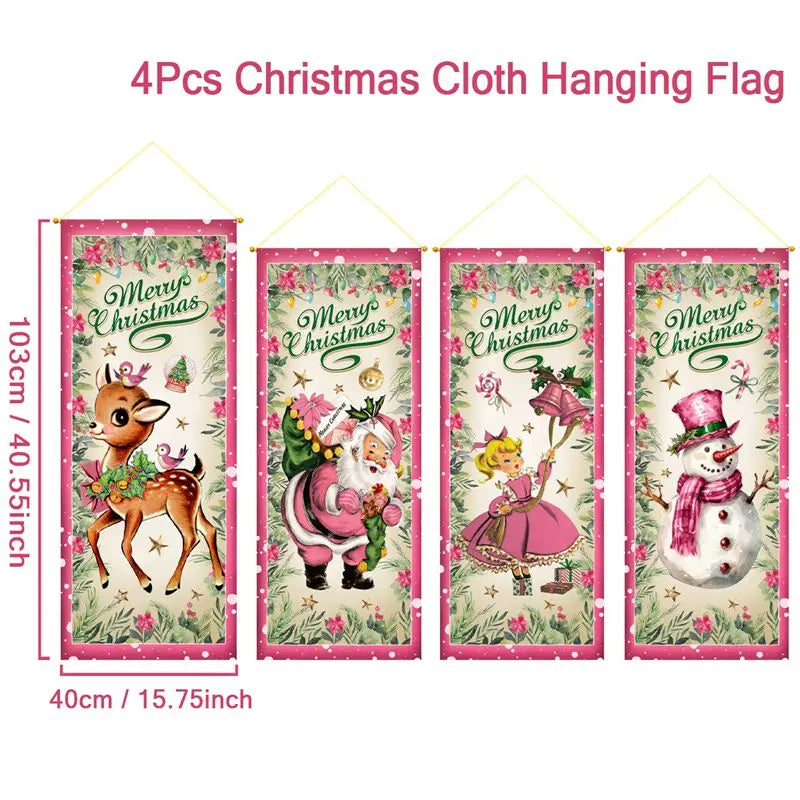 Christmas Hanging Flag