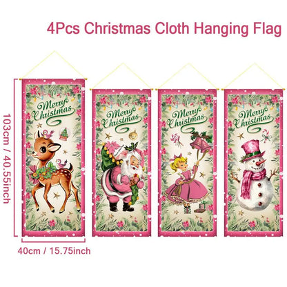 Christmas Hanging Flag