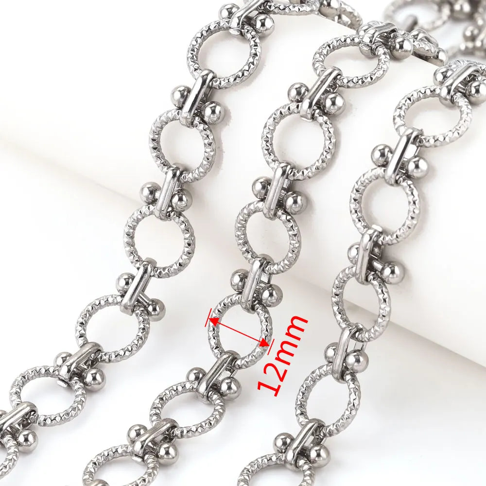 1 meter Stainless Steel Big Chains Handmade Thick Big Chain