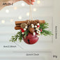 Christmas Bell Antlers Bow Pinecone Bell