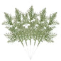Artificial Pine Leaves Branches Christmas Gold Silver Plant
