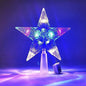 15cm Christmas Glowing Tree Topper Five-pointed Star