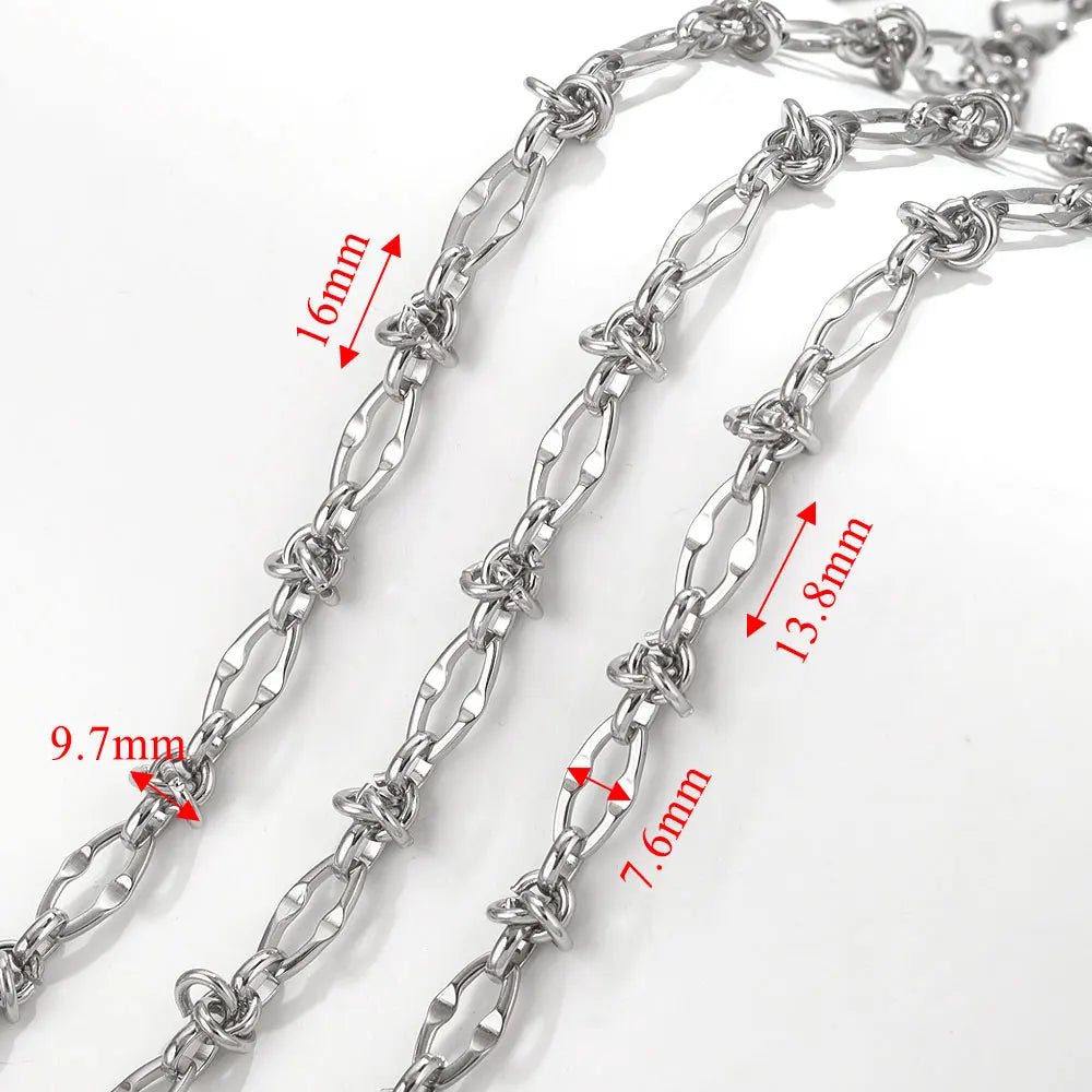 1 meter Stainless Steel Big Chains Handmade Thick Big Chain