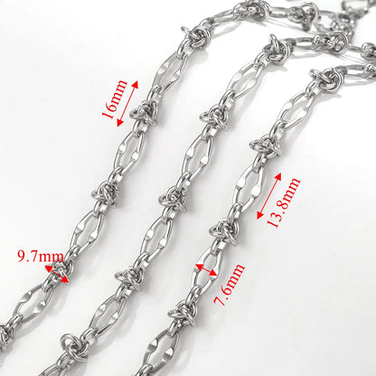 1 meter Stainless Steel Big Chains Handmade Thick Big Chain