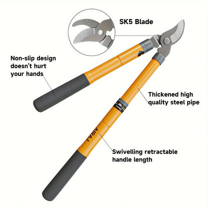 Lopper , Hedge Shears, Pruning Shears with Telescopic Handles