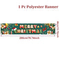 Christmas Outdoor Banner Merry Christmas Decorations