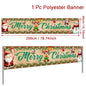 Christmas Outdoor Banner Merry Christmas Decorations