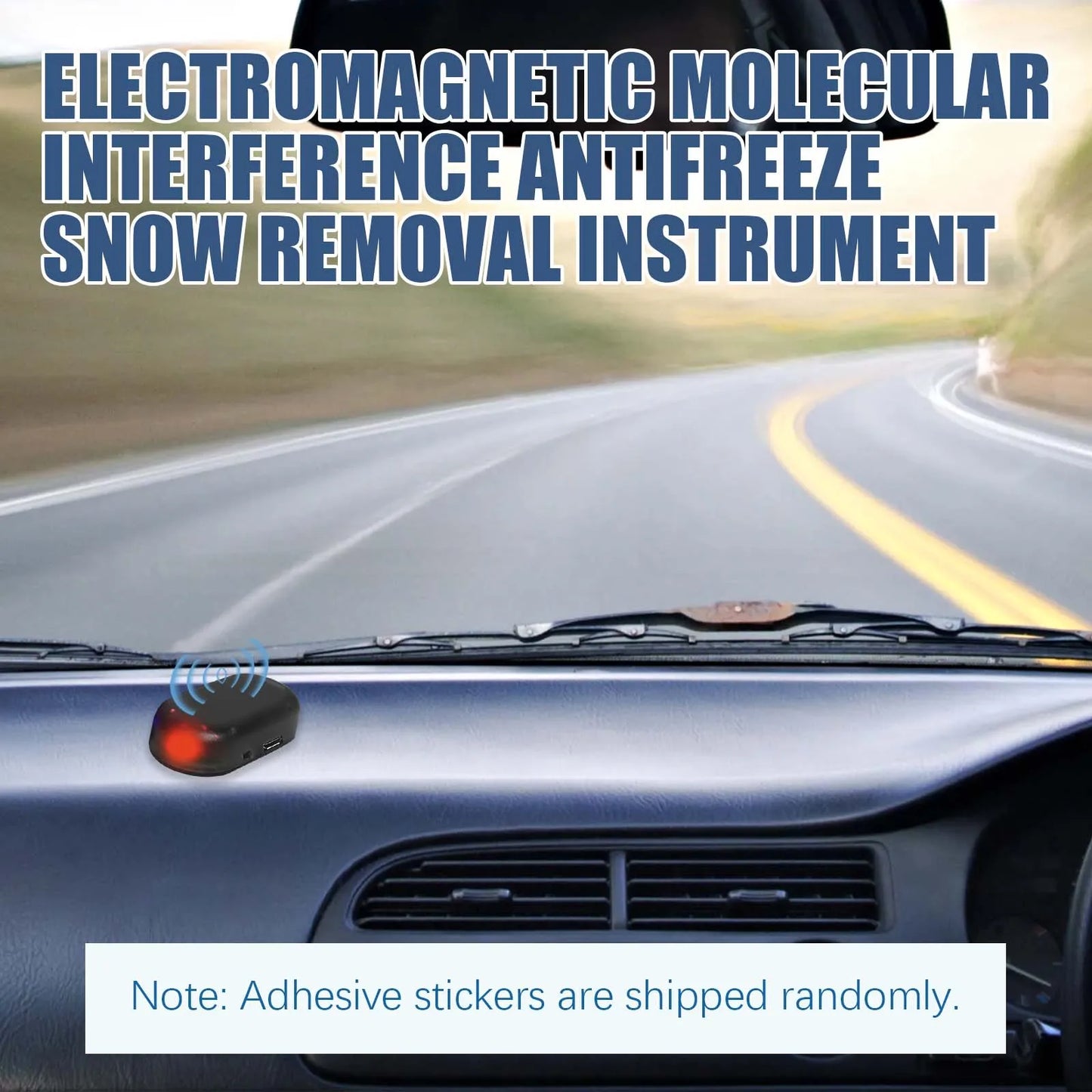Portable Car Ice Remover Pro Solar Powered Windshield Snow Melter