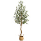 1Pc/2Pcs Artificial Olive Tree 4ft / 5ft / 6ft,