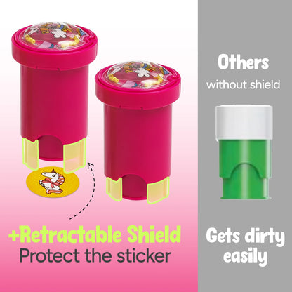 Pink Sticker Stamper For Kids