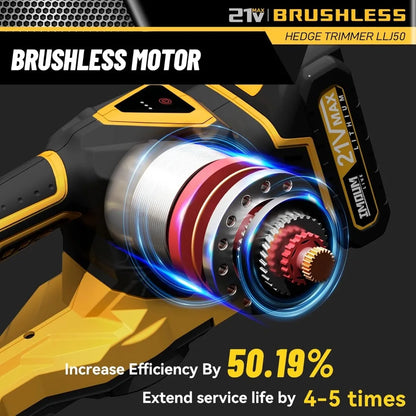 Cordless Hedge Trimmer with Battery and Charger, 20-Inch