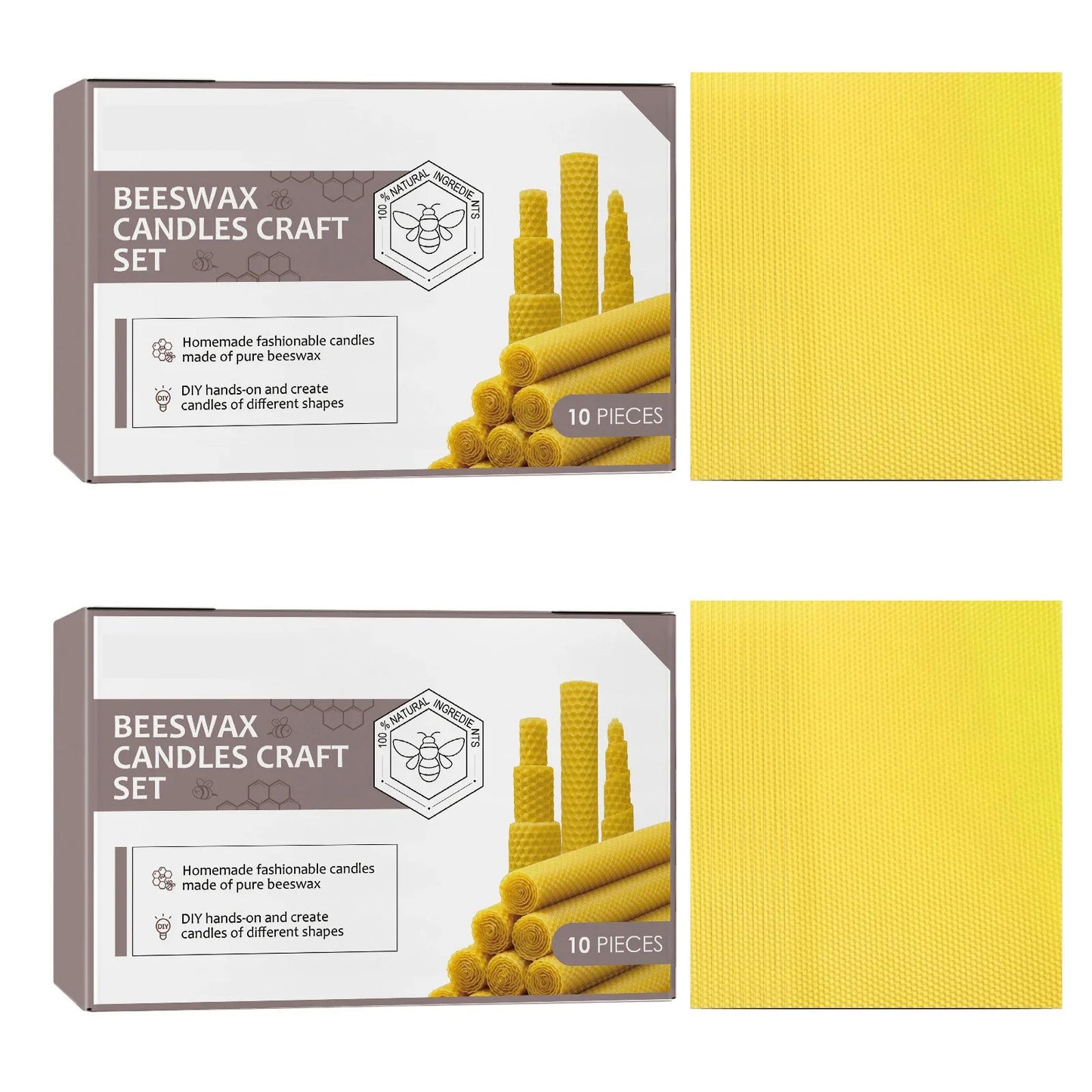 10/20/30pcs Beeswax Sheets Candle Making Craft