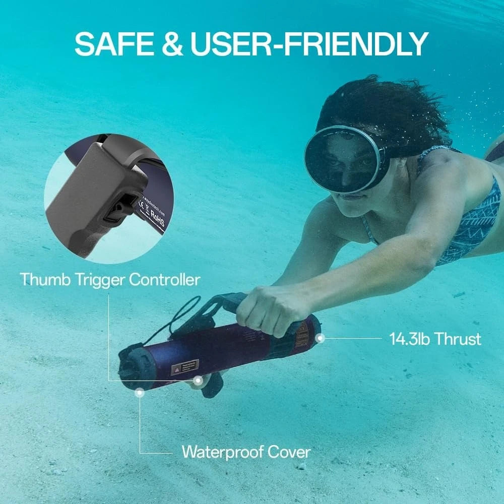 Underwater Scooter with Removable Handle